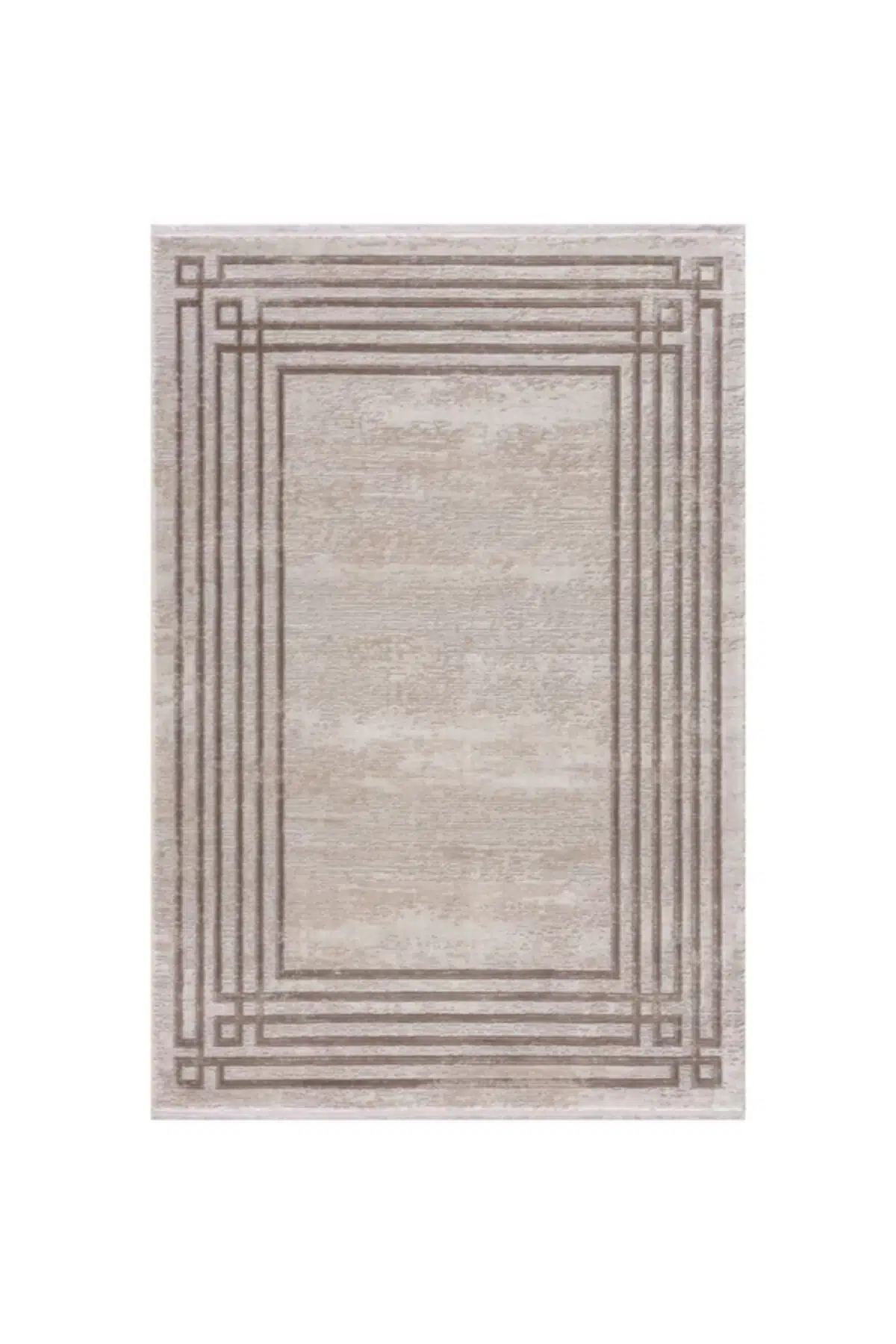 Breda Modern Salon ve Oturma Odası Halısı - Kahverengi - Kahverengi